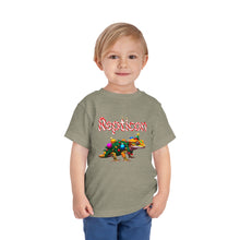 Load image into Gallery viewer, Repticon Toddler Short Sleeve Tee w/ Crested Gecko Christmas Tree
