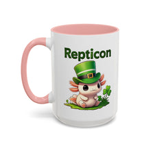 Load image into Gallery viewer, Repticon Accent Coffee Mug w/ Axolotl
