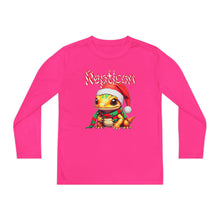 Load image into Gallery viewer, Repticon Youth Long Sleeve Competitor Tee w/ Amphibian Santa
