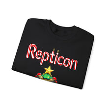 Load image into Gallery viewer, Repticon Unisex Heavy Blend™ Crewneck Sweatshirt w/ Toad Christmas Tree
