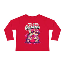 Load image into Gallery viewer, Repticon Toddler Long Sleeve Tee w/ Valentine Toads
