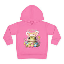 Load image into Gallery viewer, Repticon Toddler Pullover Fleece Hoodie w/ Easter Frog
