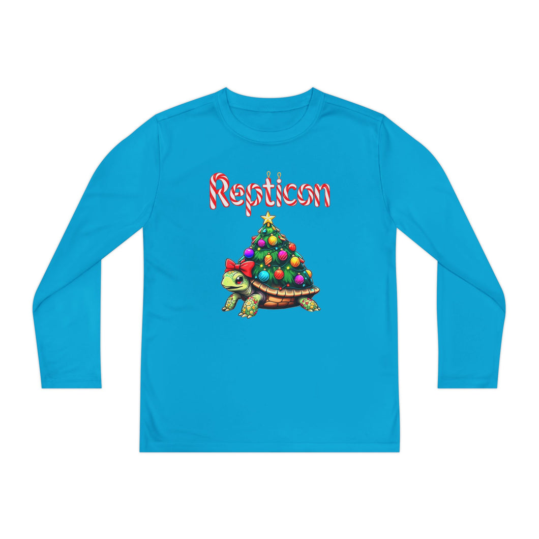 Repticon Youth Long Sleeve Competitor Tee w/ Tortoise Christmas Tree