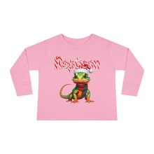 Load image into Gallery viewer, Repticon Toddler Long Sleeve Tee w/ Lizard Santa
