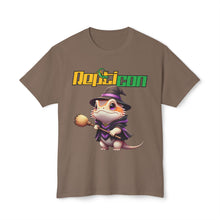 Load image into Gallery viewer, Repticon Unisex HD Cotton™ T-shirt w/ Bearded Dragon Witch
