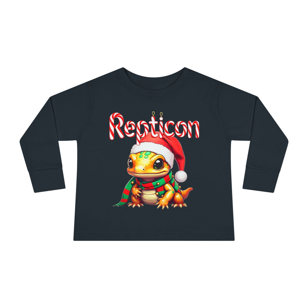 Repticon Toddler Long Sleeve Tee w/ Amphibian Santa