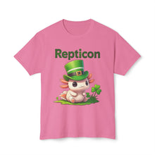 Load image into Gallery viewer, Repticon Unisex HD Cotton™ T-shirt w/ Axolotl
