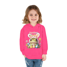 Load image into Gallery viewer, Repticon Toddler Pullover Fleece Hoodie w/ Easter Frog
