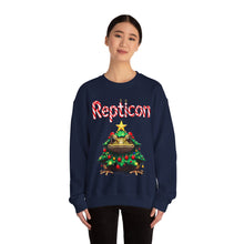 Load image into Gallery viewer, Repticon Unisex Heavy Blend™ Crewneck Sweatshirt w/ Toad Christmas Tree
