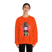 Load image into Gallery viewer, Repticon Women&#39;s Heavy Blend™ Crewneck Sweatshirt w/ Axolotl
