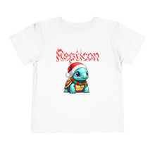 Load image into Gallery viewer, Repticon Toddler Short Sleeve Tee w/ Tortoise Santa
