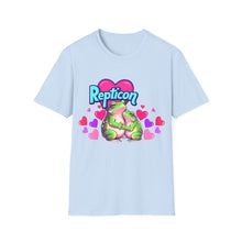 Load image into Gallery viewer, Repticon Unisex Softstyle T-Shirt w/ Valentine Frogs
