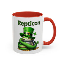 Load image into Gallery viewer, Repticon Accent Coffee Mug /w Snake
