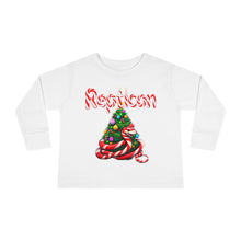 Load image into Gallery viewer, Repticon Toddler Long Sleeve Tee w/ Candy Cane Christmas Tree
