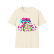 Load image into Gallery viewer, Repticon Unisex Softstyle T-Shirt w/ Valentine Frogs
