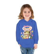 Load image into Gallery viewer, Repticon Toddler Pullover Fleece Hoodie w/ Easter Frog
