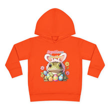 Load image into Gallery viewer, Repticon Toddler Pullover Fleece Hoodie w/ Easter Frog
