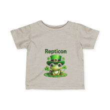 Load image into Gallery viewer, Repticon Infant Fine Jersey Tee w/ Frog
