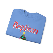 Load image into Gallery viewer, Repticon Unisex Heavy Blend™ Crewneck Sweatshirt w/ Candy Cane Snake Christmas Tree
