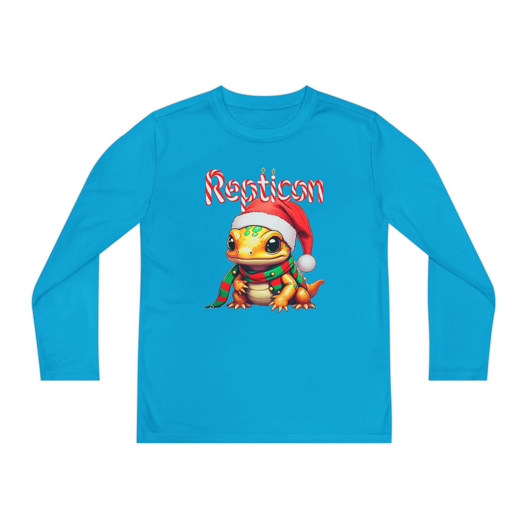 Repticon Youth Long Sleeve Competitor Tee w/ Amphibian Santa