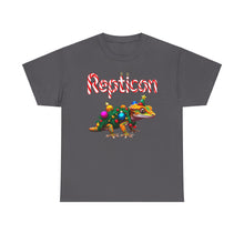 Load image into Gallery viewer, Repticon Unisex Heavy Cotton Tee w/ Crested Gecko Christmas Tree
