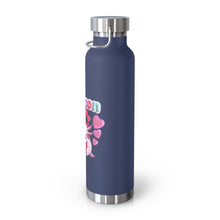 Load image into Gallery viewer, Repticon 22oz Vacuum Insulated Bottle w/ Valentine Axolotls
