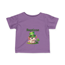 Load image into Gallery viewer, Repticon Infant Fine Jersey Tee w/ Axolotl
