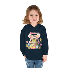 Load image into Gallery viewer, Repticon Toddler Pullover Fleece Hoodie w/ Easter Frog
