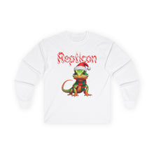 Load image into Gallery viewer, Unisex Ultra Cotton Long Sleeve Tee w/ Lizard Santa
