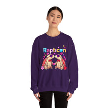 Load image into Gallery viewer, Repticon Unisex Heavy Blend™ Crewneck Sweatshirt w/ Valentine Tortoises
