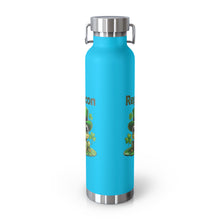 Load image into Gallery viewer, Repticon Copper Vacuum Insulated Bottle, 22oz w/ Frog

