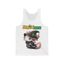 Load image into Gallery viewer, Repticon Unisex Jersey Tank w/ Axolotl Witch
