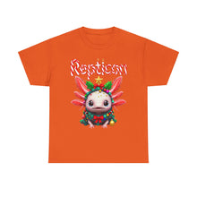 Load image into Gallery viewer, Repticon Unisex Heavy Cotton Tee w/ Axolotl Christmas Tree

