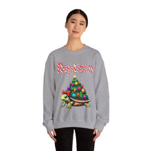 Load image into Gallery viewer, Repticon Unisex Heavy Blend™ Crewneck Sweatshirt w/ Tortoise Christmas Tree
