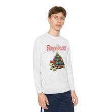 Load image into Gallery viewer, Repticon Youth Long Sleeve Competitor Tee w/ Tortoise Christmas Tree
