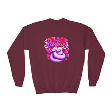 Load image into Gallery viewer, Repticon Youth Crewneck Sweatshirt w/ Valentine Snakes
