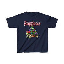 Load image into Gallery viewer, Repticon Kids Heavy Cotton™ Tee w/ Tortoise Christmas Tree
