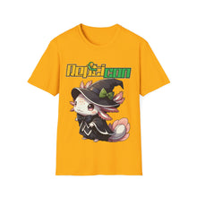 Load image into Gallery viewer, Repticon Unisex Softstyle T-Shirt w/ Axolotl Witch
