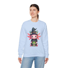 Load image into Gallery viewer, Repticon Women&#39;s Heavy Blend™ Crewneck Sweatshirt w/ Axolotl
