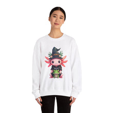 Load image into Gallery viewer, Repticon Women&#39;s Heavy Blend™ Crewneck Sweatshirt w/ Axolotl
