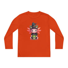 Load image into Gallery viewer, Repticon Youth Long Sleeve Competitor Tee w/ Axolotl
