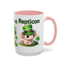 Load image into Gallery viewer, Repticon Accent Coffee Mug w/ St. Patrick&#39;s Day
