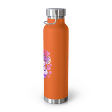 Load image into Gallery viewer, Repticon Copper Vacuum Insulated Bottle, 22oz w/ Valentine Snakes
