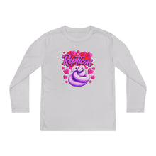 Load image into Gallery viewer, Repticon Youth Long Sleeve Competitor Tee w/ Valentine Snakes
