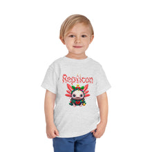 Load image into Gallery viewer, Repticon Toddler Short Sleeve Tee w/ Axolotl Christmas Tree
