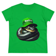 Load image into Gallery viewer, Repticon Women&#39;s Midweight Cotton Tee w/ Black Python
