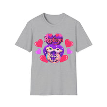 Load image into Gallery viewer, Repticon Unisex Softstyle T-Shirt w/ Valentine Crested Geckos
