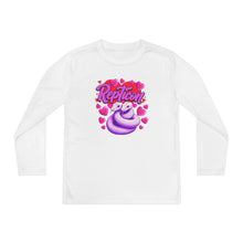 Load image into Gallery viewer, Repticon Youth Long Sleeve Competitor Tee w/ Valentine Snakes
