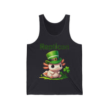 Load image into Gallery viewer, Repticon Unisex Jersey Tank w/ Axolotl
