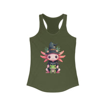 Load image into Gallery viewer, Repticon Women&#39;s Ideal Racerback Tank w/ Axolotl
